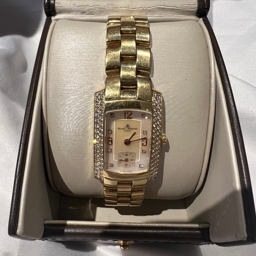 18K Baume & Mercier Hampton Yellow Gold